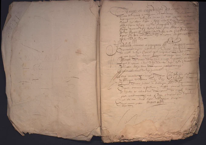 Aujourd’hui, direction la série J et plus particulièrement les archives du château de Longecourt-en-Plaine.

Dans ce fonds appartenant au comte Roland Legouz de Saint-Seine, nous avons choisi de vous présenter quatre images issues des registres des causes et des grands jours.

🔍 Registre des tenues et expéditions des grands jours des terres et seigneuries de Longecourt et Potangey
📅 1620-1627
🏷 172 J 101	

🔍 Carnet des causes expédiées à Longecourt, Tart-le-Haut et Genlis par les lieutenants de police
📅 1659-1660
🏷 172 J 102

🔍 Registre des causes. Bénigne Bouhier, juge de Longecourt et dépendances
📅 1670
🏷 172 J 103

🔍 Registre de la justice de Longecourt et dépendances
📅 1698-1705
🏷 172 J 106

🔗 Consultez ces documents concernant les domaines de Longecourt, Potangey et Tart via ce lien : https://www.archinoe.fr/ead/AD21/FRAD021_000002367