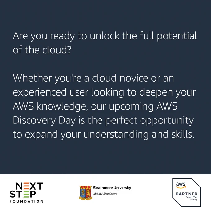 Are you ready to unlock the full potential of the cloud? Whether you're a cloud novice or an experienced user looking to deepen your AWS knowledge, our upcoming AWS Discovery Day is the perfect opportunity to expand your understanding and skills.