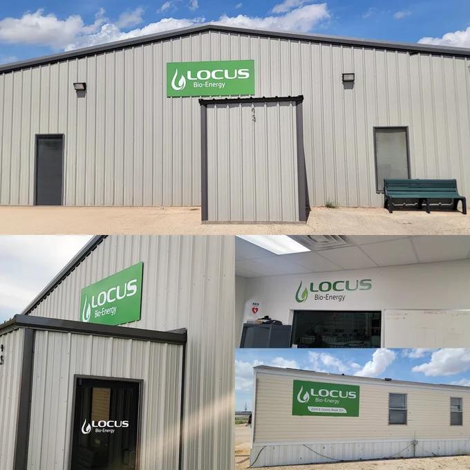 Locus Bio-Energy Midland signage