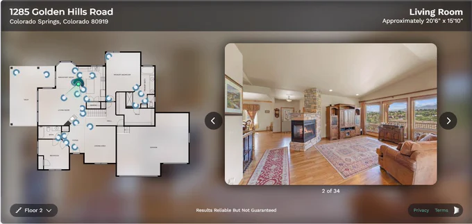 1285 Golden Hills Rd floor plans and photographs