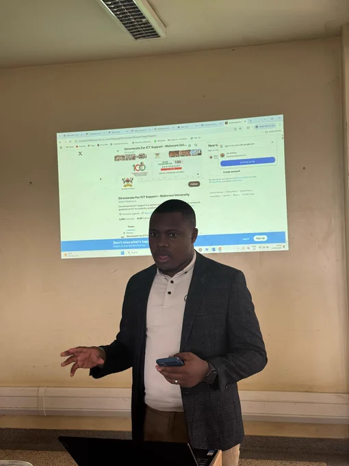 A member from Finance talked about the financial services like enrolment, fees structure, tuition payments, etc. #GraduateStudents #Orientation #ICTServices 