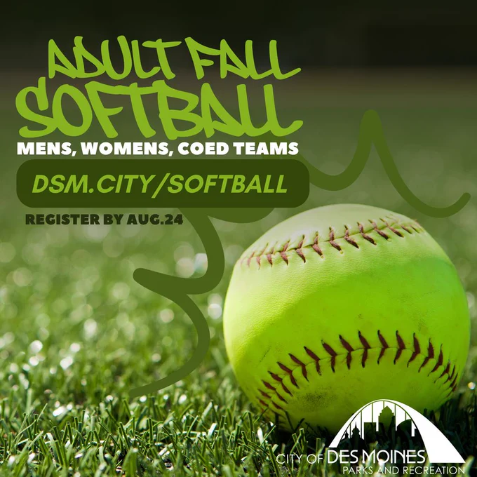 Learn all about Adult Softball at DSM.City/Softball