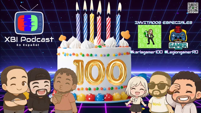 Esta noche celebramos el centenario de nuestro podcast, un espacio dedicado a festejar el mundo de los videojuegos en todas sus formas 🎮✨
Hablamos de lo que estamos jugando, exploramos joyas retro, comentamos las noticias más recientes, descubrimos tesoros ocultos del gaming y mucho más.

Lo mejor de todo: nuestra comunidad hermosa, con la que compartimos charlas, partidas, risas y momentos inolvidables ❤️

Prepárate para una noche especial con sorteos, invitados, y mucha buena vibra gamer.

¡Nos vemos en vivo a las 7PM EST / 4PM PST! 
