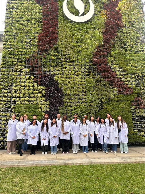 Enthusiastic first day of the joint Emory-UPC course on the Epidemiology of Obesity.  Students wearing their UPC lab coats.