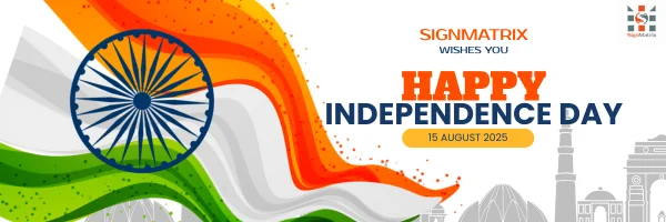 Sign Matrix Team wishes you a very Happy Independence Day

#HappyIndependenceDay #HappyIndependenceDay2025 #IndependenceDay #IndependenceDay2025 #Independence #IndependenceDayCelebration #IndiaIndependenceDay #MSDhoni #signmatrix

