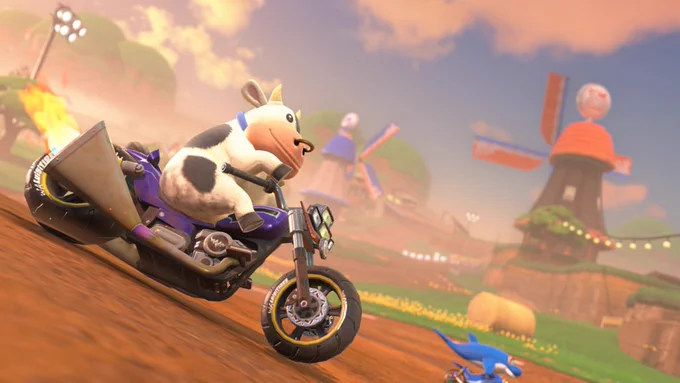 Mario Kart World PETA Cow nose ring