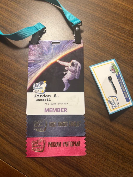 Worldcon badge 