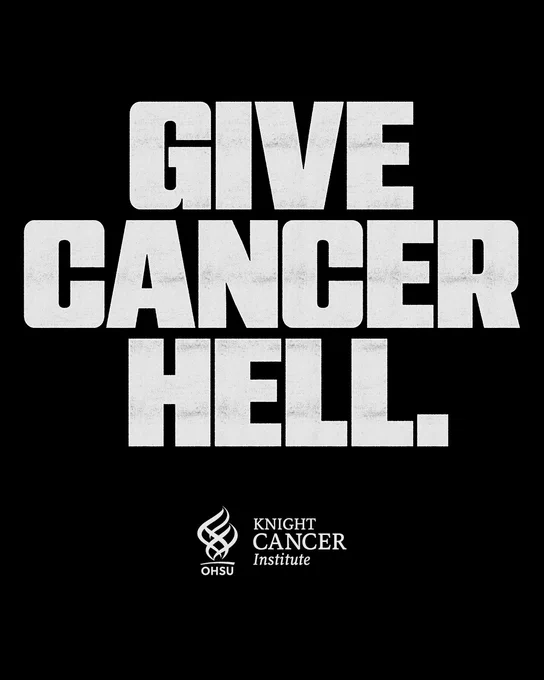 Give Cancer Hell - Knight Cancer Institute logo