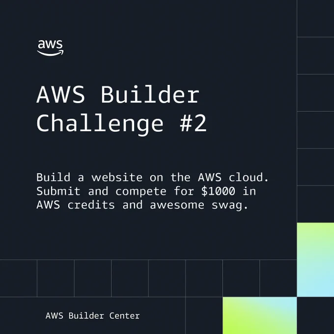 Build your first website with the AWS Builder Challenge