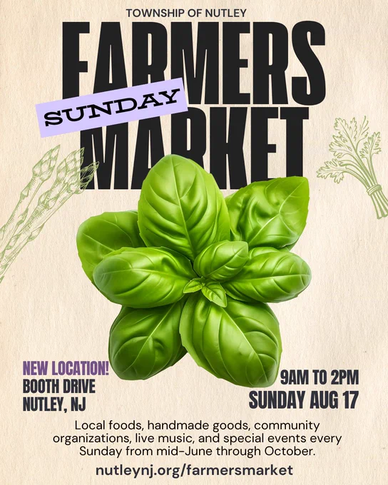 Basil | Township of Nutley Farmers Market, Booth Drive, Nutley, NJ | Sundays 9am-2pm from mid-June through October