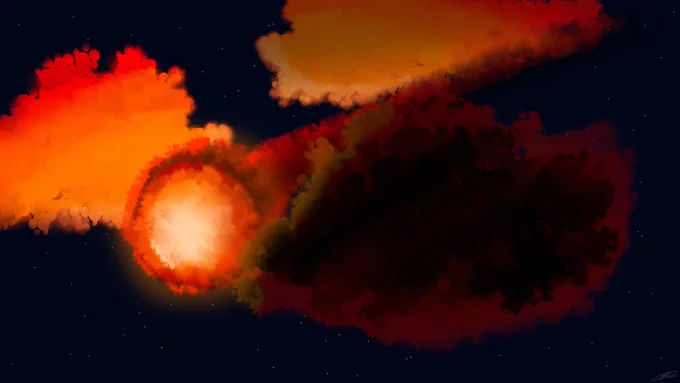 A ball of fire hurtling through the night sky, casting light on the clouds it flies between. Falling from space, it looks like a meteor, but the true mystery is what lies inside.