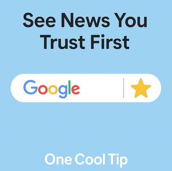 ⭐ How to Customize Google's Top Stories 

Tired of random news in Google Top Stories? Now you can tell Search which outlets you trust. 

#GoogleSearchTips #PreferredSources @googlesearchc   
