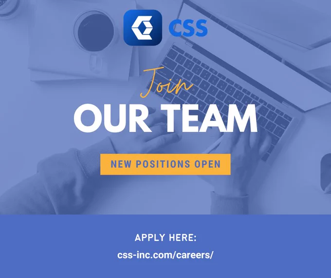 Text reads Join our team. New Positions Open