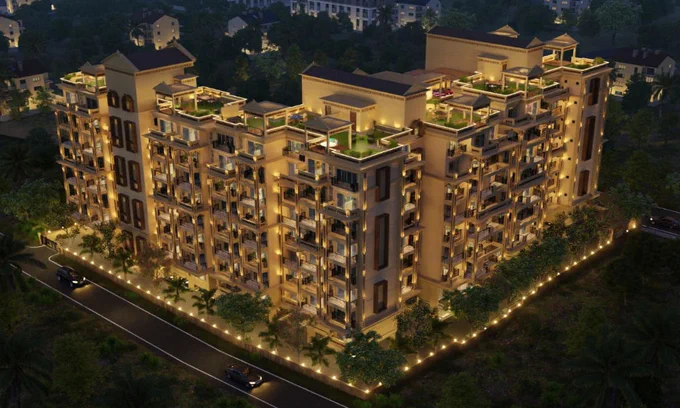 Elanza I by Devashri, is a 2BHK & 3BHK #LuxuryApartments complex at #Gogol in #Margao