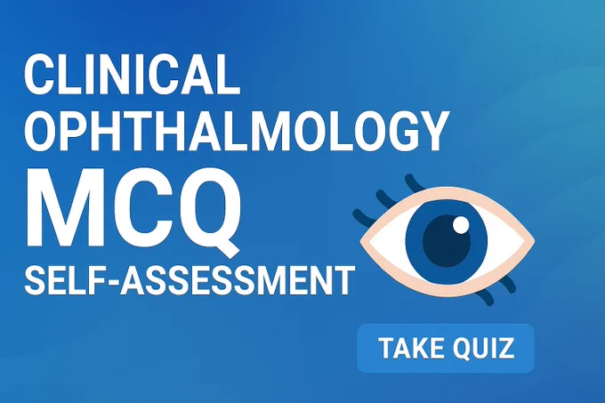 🔗 Take the quiz: https://forms.gle/9DnrCQszG2BzhCP56
📢 Clinical Ophthalmology MCQ Self-Assessment now live with answers & explanations across all subspecialties.
Designed for postgraduates & residents preparing for IMM/Final fellowship exams.
@mazhry @EyeAcuity @HammadNasti 