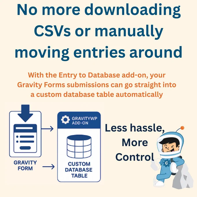 Explainer Entry to Database Workflow