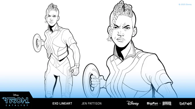 Exo character line art