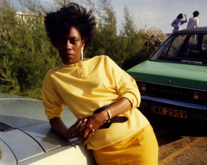 A photograph taken in 1986 from How Black Women Dress on a Saturday Night by Deborah Carnegie. Photograph: Courtesy of Deborah Carnegie