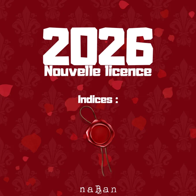 Visuel du teasing d’une licence manga des editions naBan pour l’année 2026