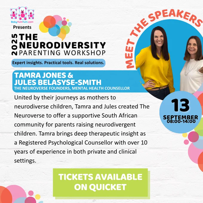 Expert insights. Practical tools. Real solutions.💙 Driven by their own journeys as mothers to neurodivergent children, Tamra Jones and Jules Belasyse-Smith created The Neuroverse to offer connection, support and practical resources to parents. They’ll share the power of community, collaboration and knowing you’re never alone on the parenting journey. This is your invitation to connect, share and grow together. 💖