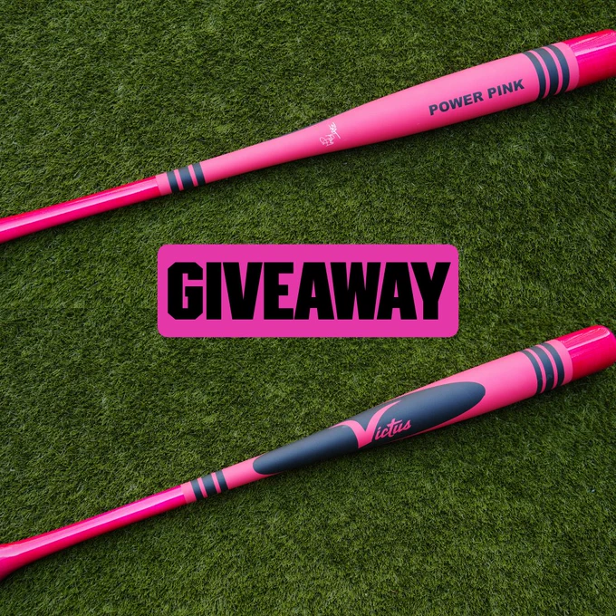 GIVEAWAY: A Power Pink Victus crayon bat