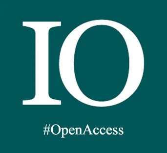Logo of "IO" with the hashtag "OpenAccess" on a dark green background.