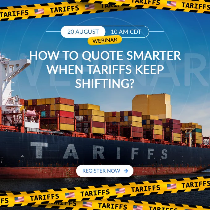 CalcuQuote webinar_How to quote smarter when tariffs keep changing_banner
