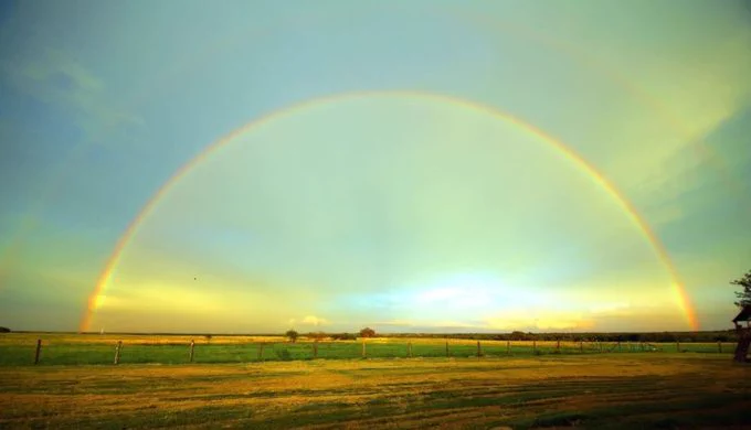 Rainbow in Texas