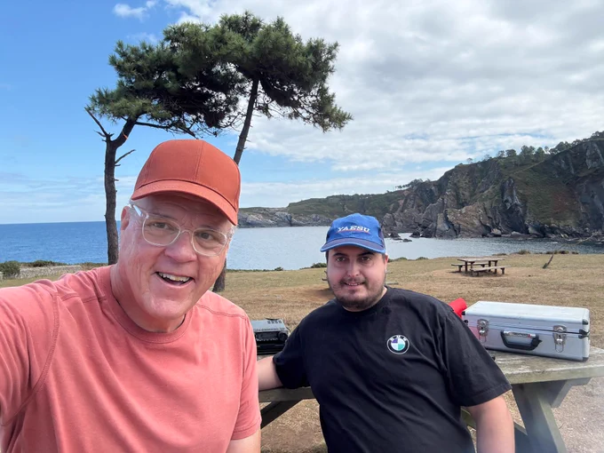 dos radioaficianados de #POTA