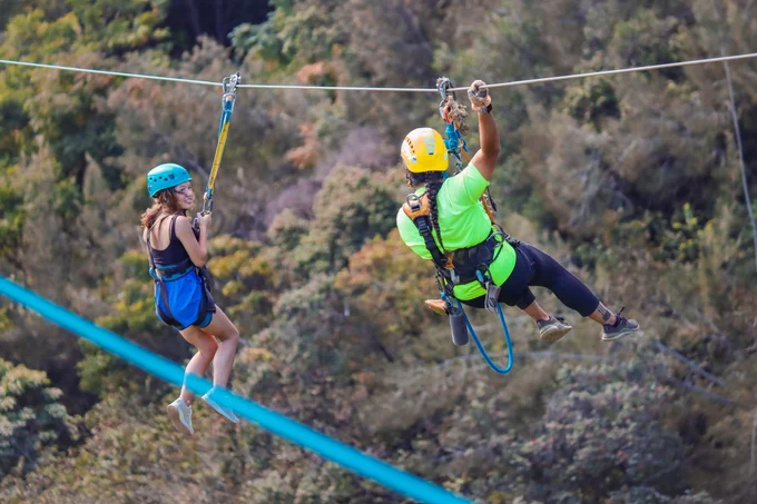 Ziplining at Umauma Falls Experience in Hakalau, Hawaii
