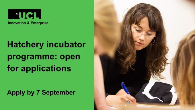 Hatchery incubator programme: open for applications
apply by 7 september