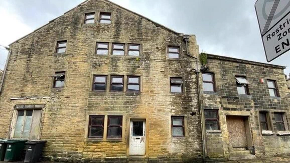 A dilapidated-looking historic building 