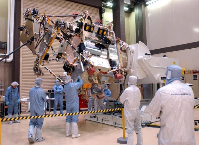 NASA's Mars Reconnaissance Orbiter at Lockheed Martin's facilities in Denver, CO. 