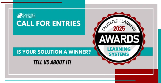 NEW: Enterprise #learningsystems vendors, do you deserve to be recognized among the best? 🏆 We want to hear from you!

Entering the @TalentedLearn Awards is free. But we need to assess your solution in-depth   the deadline is Sep 15th. So start now➡️ https://talentedlearning.com/lms-vendors-enter-the-talented-learning-awards/
#LMS