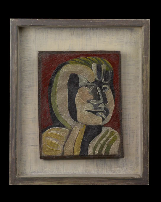 Robert Colquhoun, 'Head Study' (1953). The Fleming Collection, copyright's the artist's estate.