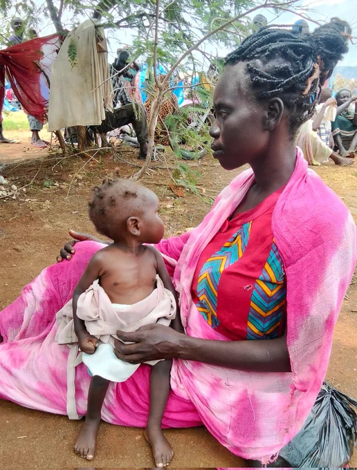 Mother and Child, Displaced from Kadugli