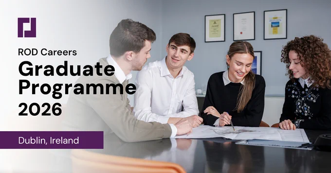 Applications are currently being accepted for Roughan & O'Donovan's Graduate Programme 2026 - Dublin. The application deadline is 24 October 2025.
