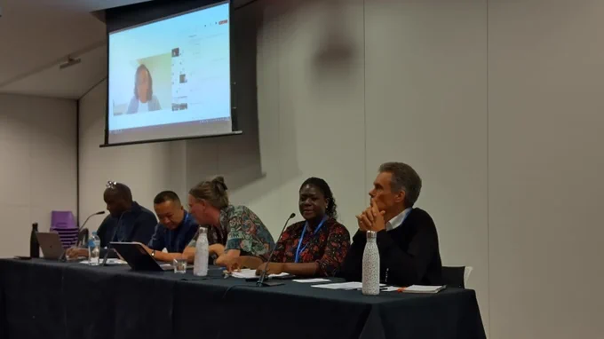 A photo of the panel