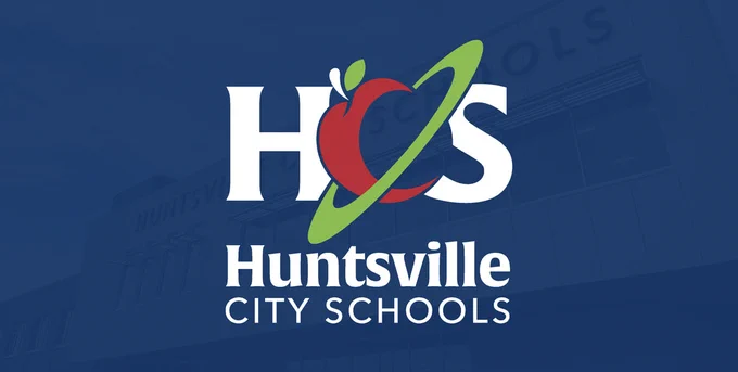 HCS Logo on blue background