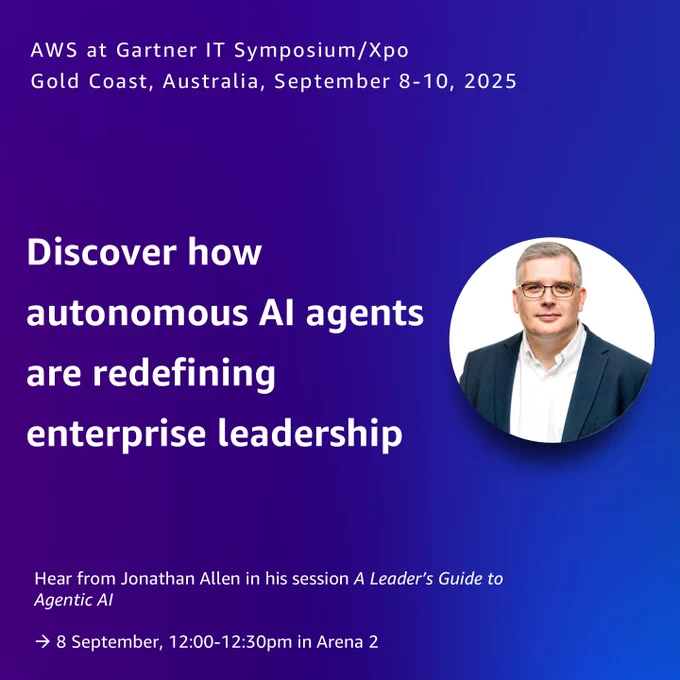 AWS at Gartner It Symposium/Xpo Gold Coast 2025