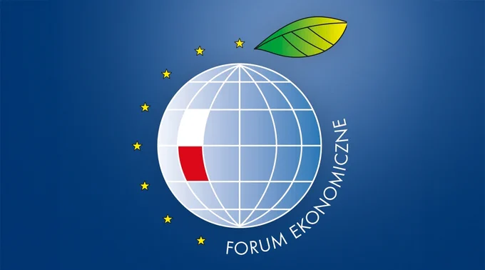 Kolorowa grafika. Logo Forum Ekonomicznego.