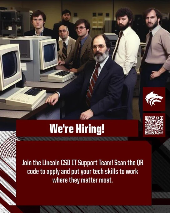 Lincoln CSD IT Support Hiring!