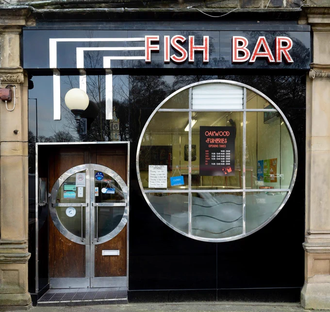 Oakwood Fish Bar, Leeds (1938-40), Grade II listed
Image credit: Jonathan Taylor