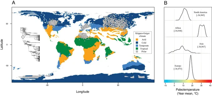 The common ancestor of primates was found in a cold climate within North America