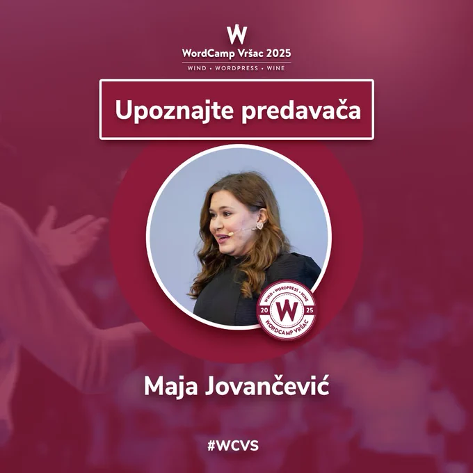 Maja Jovančević, predavač