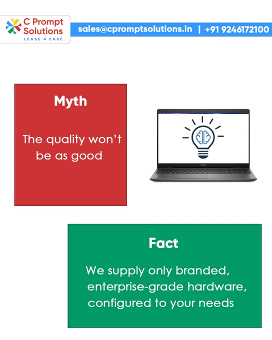 Myth vs fact on Laptop Rentals