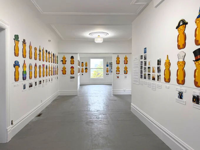 fnnch artwork in gallery space