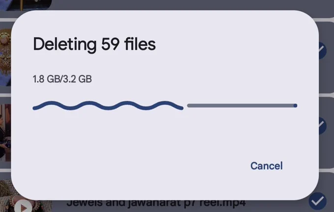 Deleting Animation Designed by Gen-Z UI Developer 

#GoogleFiles #MustafaSanaul 🧑‍💻 