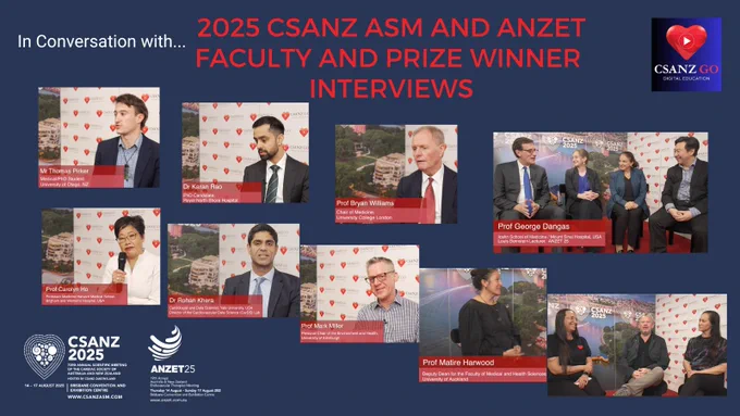 Listen to all the international faculty interviews, the Ralph Reader Prize winners and the wrap ups of each day!
https://www.csanz.edu.au/videos?bundle=7 
https://www.csanz.edu.au/videos?bundle=8 