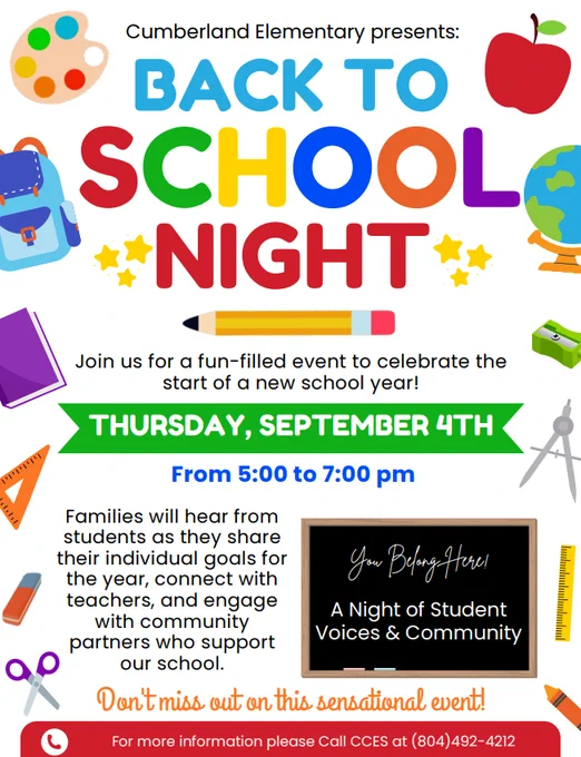Back to School Night